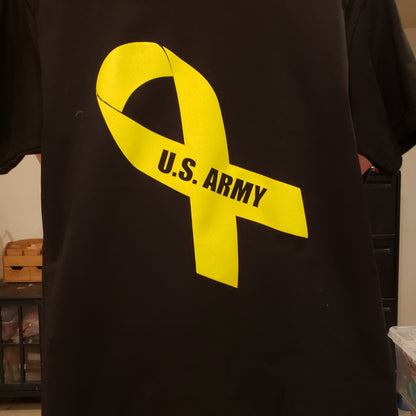 Yellow ribbon Army T shirt