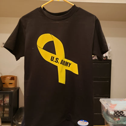 Yellow ribbon Army T shirt