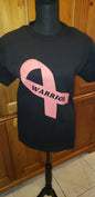 Pink ribbon Warrior Breast Cancer Tee shirt