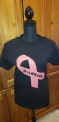 Pink ribbon Warrior Breast Cancer Tee shirt