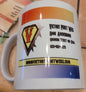 Custom coffee mug with logo