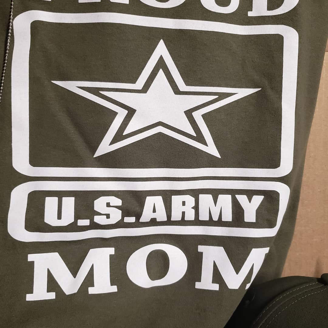 Proud Army mom T shirt